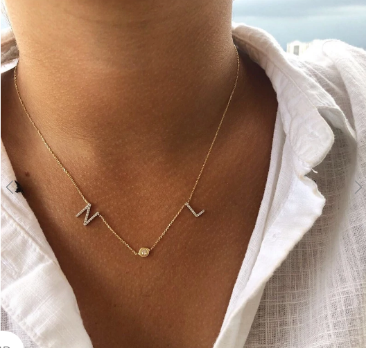 Double Initial Necklace