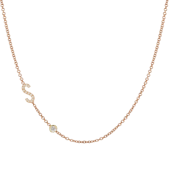 Single Initial Necklace