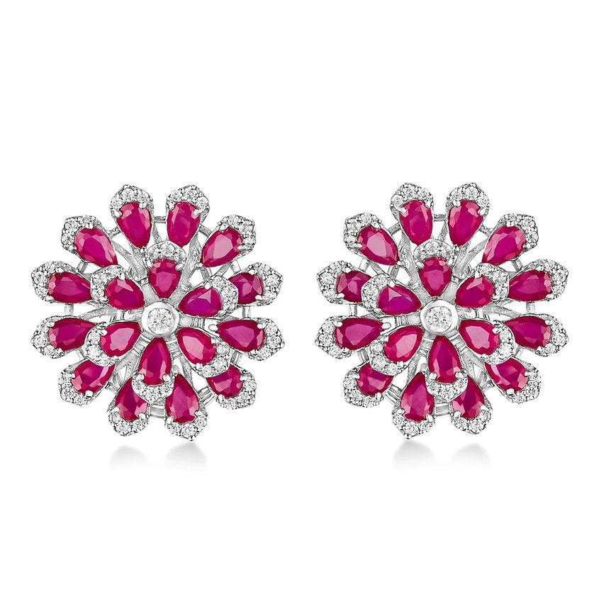 Rosa Ruby Detachable Studs