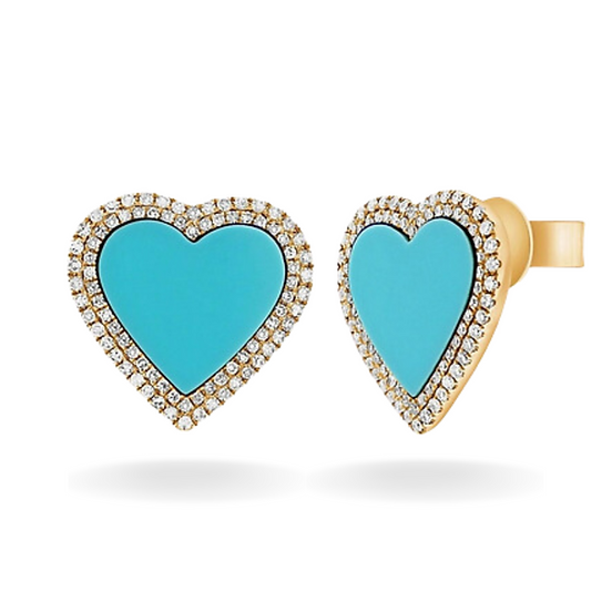 Jumbo Turqoise Studs