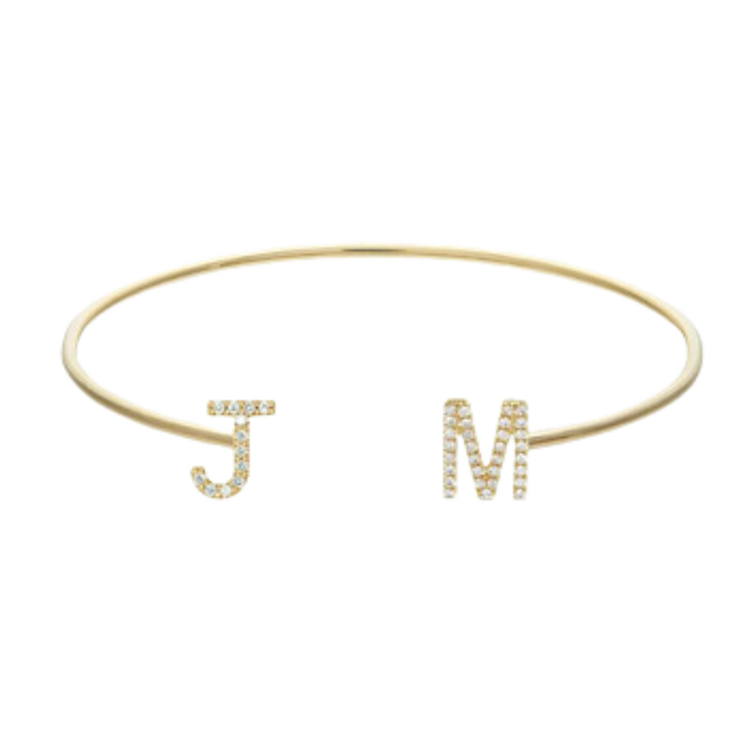 Initial Cuff Bracelet