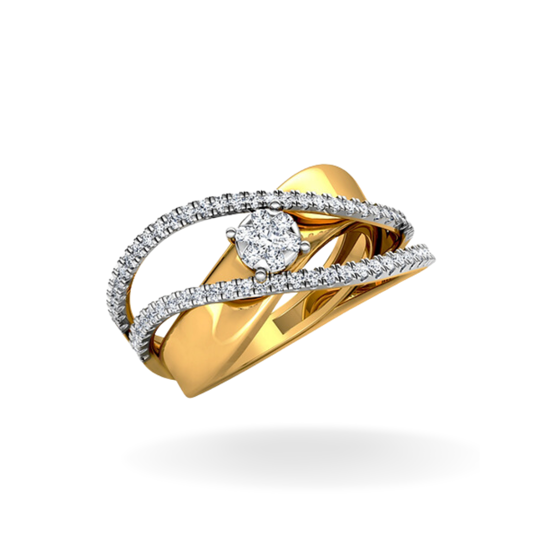 Clara Pressure Set Diamond Ring