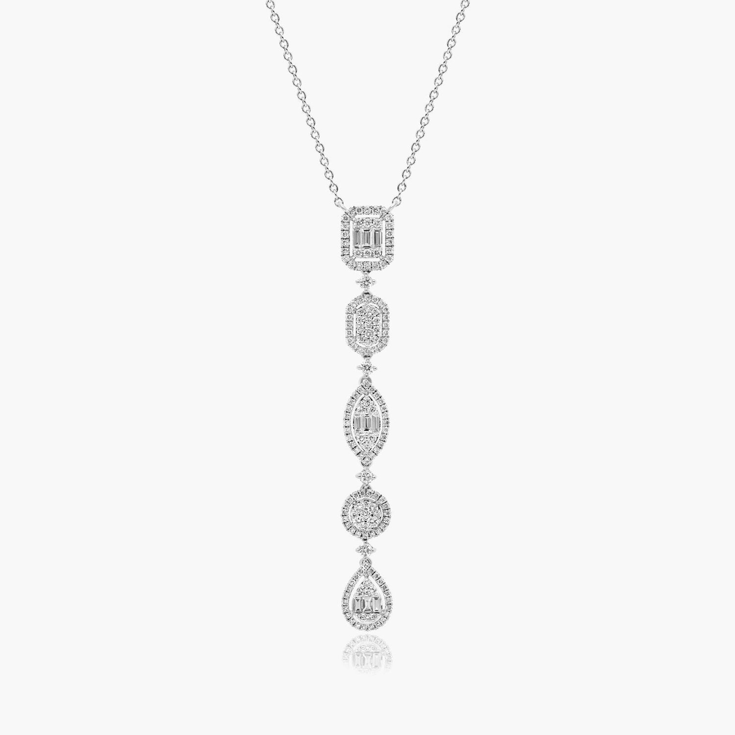 Lila Tennis Necklace