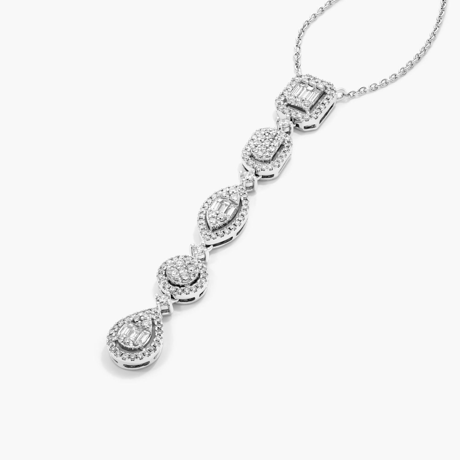 Lila Tennis Necklace