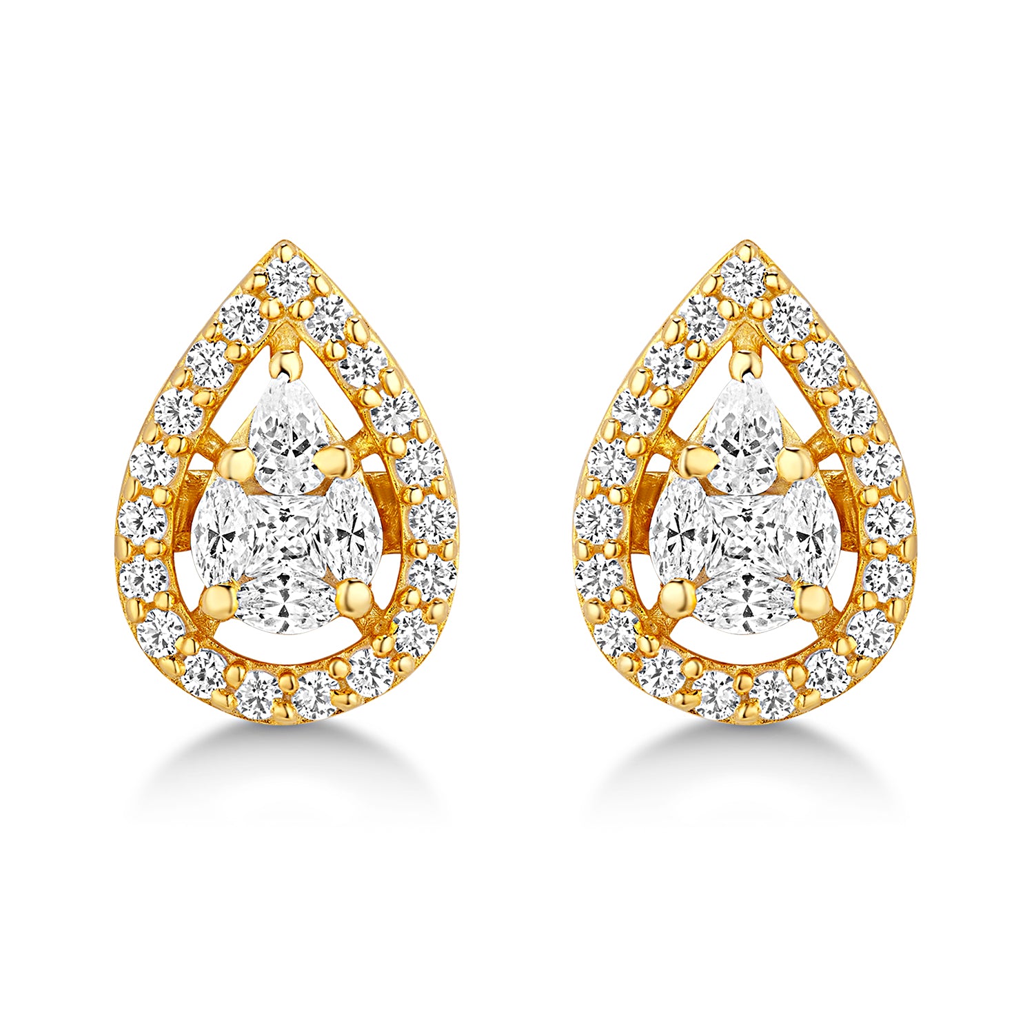 Leia Pear Studs