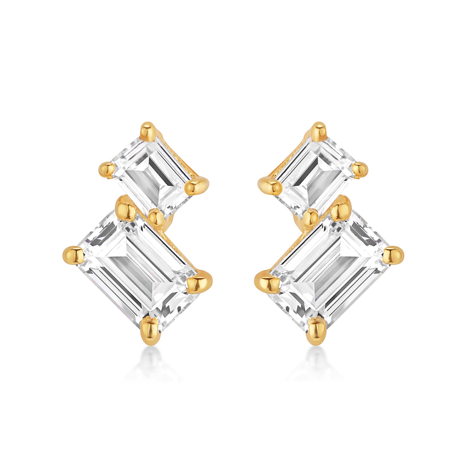Elisa Emerald Studs