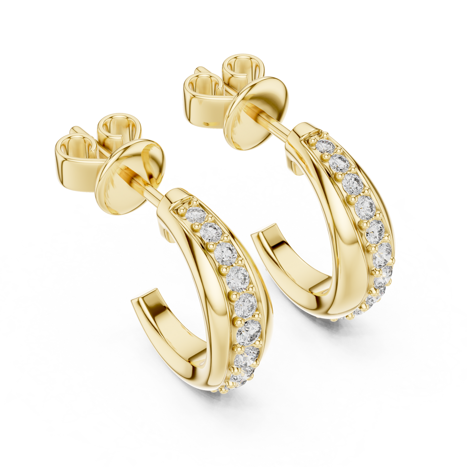 River Diamond Earring