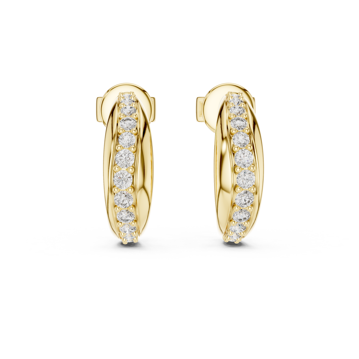 River Diamond Earring