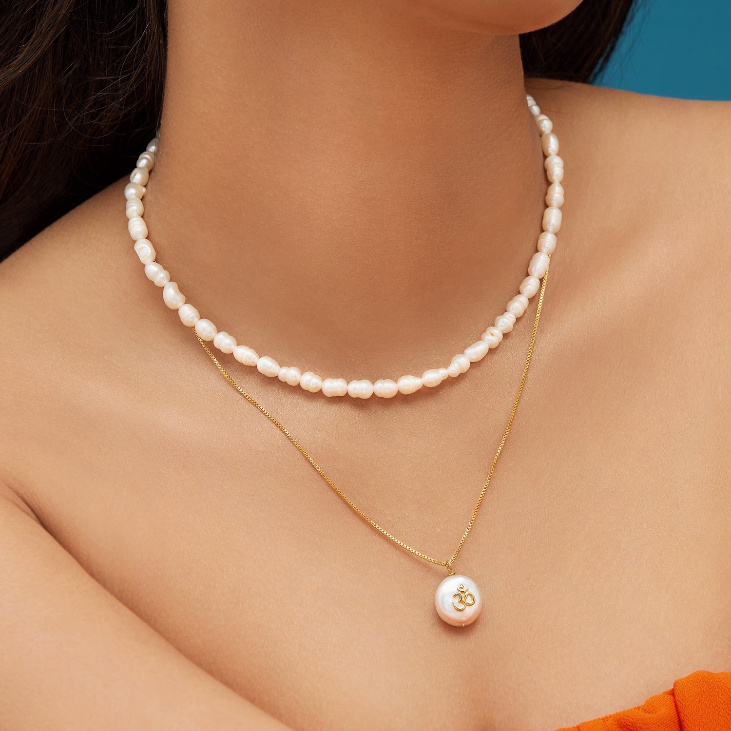 Om Pearl Pendant