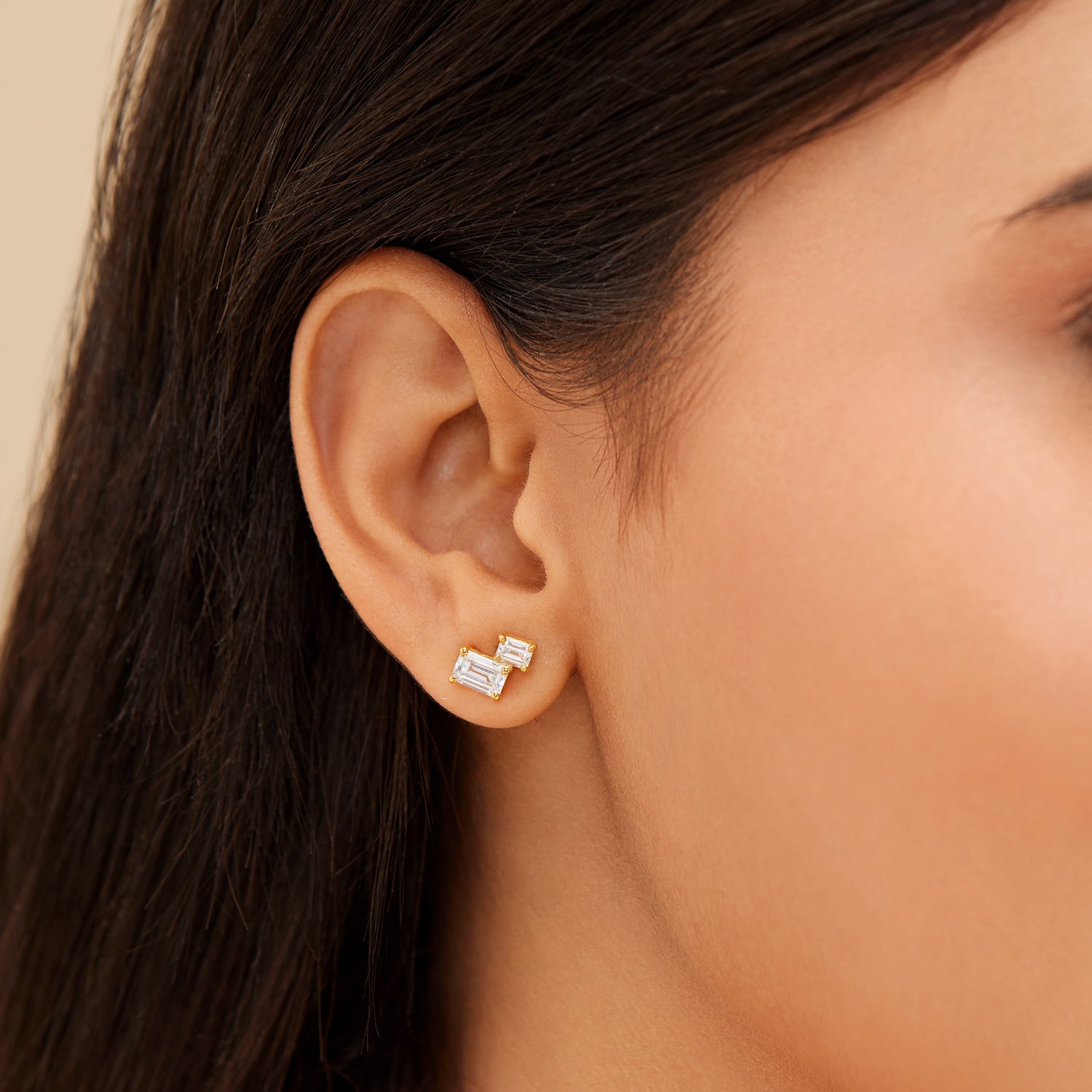 Elisa Emerald Studs