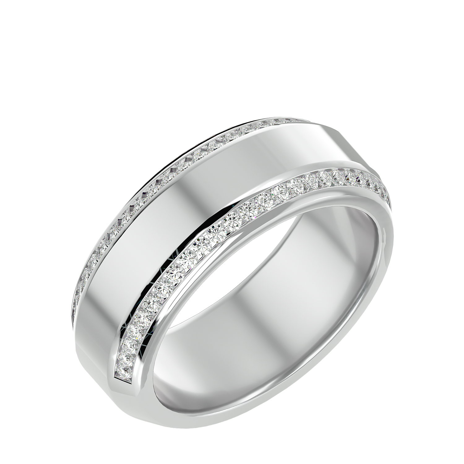 Laurent  Mens Studded Ring