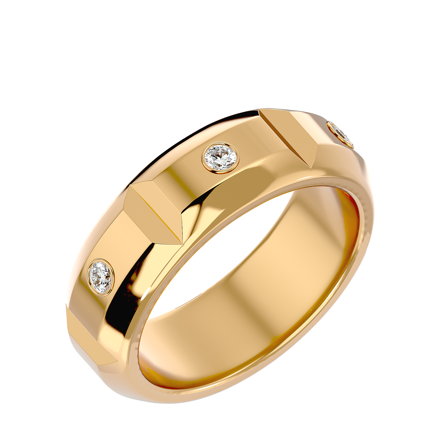 Lawrence  Mens Studded Ring