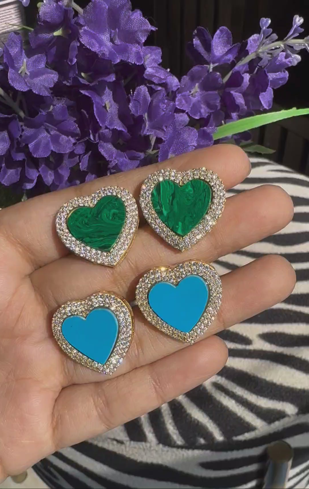 Jumbo Turqoise Studs